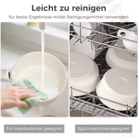 Set de oale cu inducție YASHE din 9 piese, set de gătit non-toxic, fără PTFE și PFAS 6
