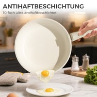 Set de oale cu inducție YASHE din 9 piese, set de gătit non-toxic, fără PTFE și PFAS 3