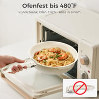 Set de oale cu inducție YASHE din 9 piese, set de gătit non-toxic, fără PTFE și PFAS 5