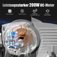 Feliator Electric YASHE, Motor DC 200W, Două lame din oțel inoxidabil de 19 cm, grosime reglabilă 0-15 mm, pentru carne, brânză, pâine și legume 2
