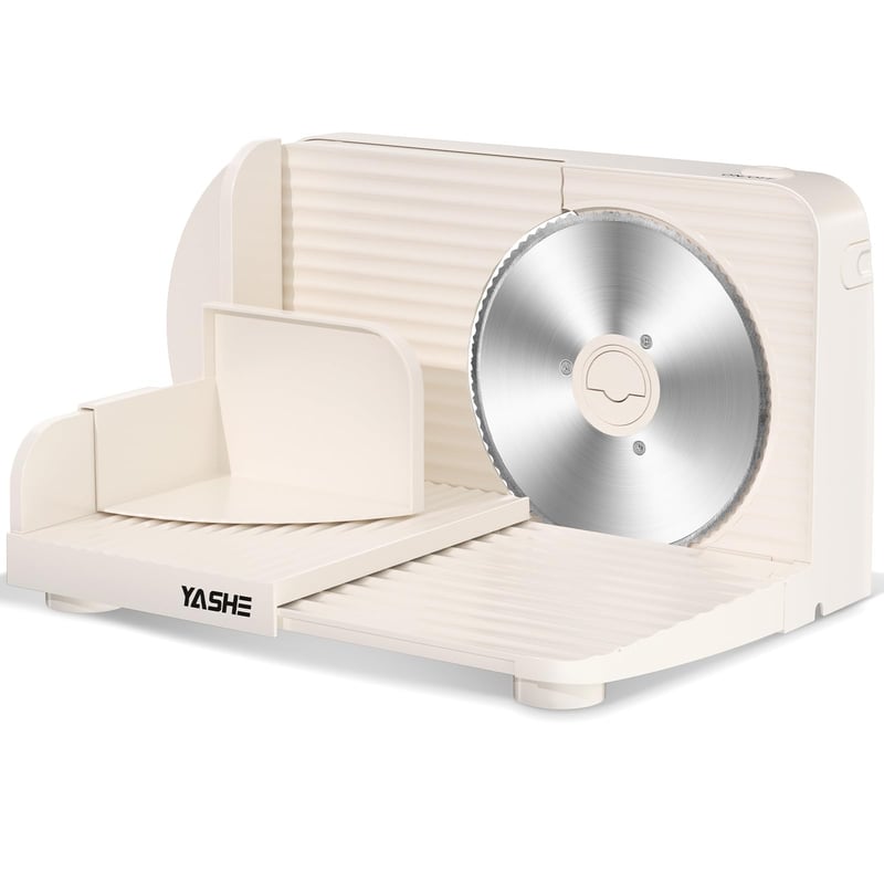 YASHE sklopiva električna rezalica, 180 W, nazubljena oštrica od 17 cm, debljina reza 0–15 mm