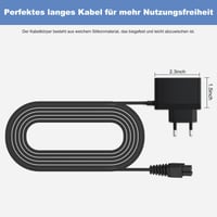 Nabíjačka Yattoper pre nožnice na trávu Gardena ClassicCut Li 9853/9854/9855 ComfortCut Li 9856/9857/9858, čierna 4