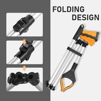 YAUNGEL 108 cm összecsukható fogó mágneses gripper 360° forgatható szemétcsipesz - 108cm, orange 5