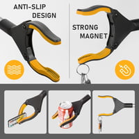 YAUNGEL 108 cm összecsukható fogó mágneses gripper 360° forgatható szemétcsipesz - 108cm, orange 3