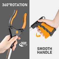 YAUNGEL 108 cm összecsukható fogó mágneses gripper 360° forgatható szemétcsipesz - 108cm, orange 2