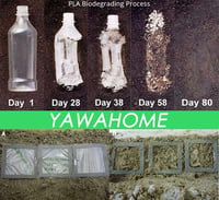 YAWAHOME Bio Szemeteszsák 6L 120db Komposztálható Kukoricakeményítő Zöld - 1 count (pack of 120), 6 L - 120 pieces 5