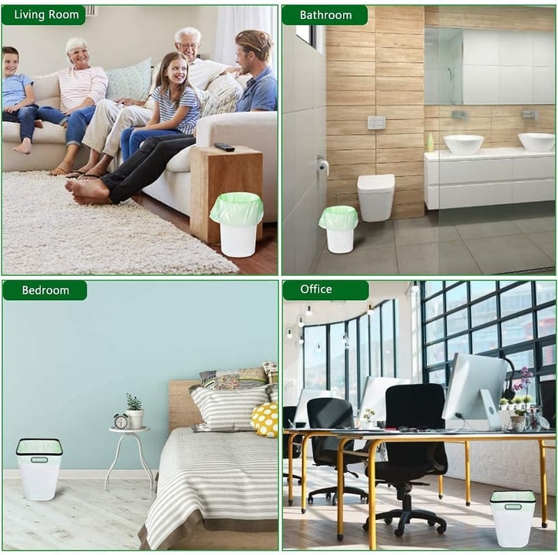 YAWAHOME Komposztálható Szemeteszsák 20L 100db Biológiailag Lebomló Kukaszsák - 100 stück (1er Pack), 20L 100pcs