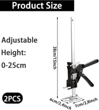 YAYODS 2db 38cm bútorlift 25cm emelésmagasság 240kg teherbírás 3