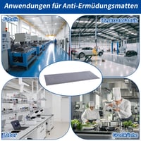 Covoraș anti-oboseală ybaymy pentru lucru în picioare 60x152 cm, covor ergonomic pentru birou și bucătărie 7
