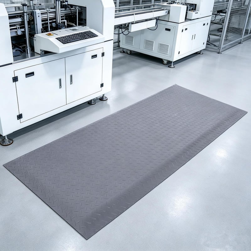 Covoraș anti-oboseală ybaymy pentru lucru în picioare 60x152 cm, covor ergonomic pentru birou și bucătărie