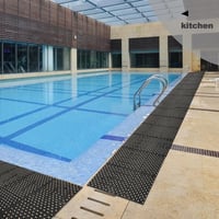 ybaymy Csúszásmentes Gumiszőnyeg 210x90cm Konyhai Drénezőanyag Fáradságcsökkentő 8