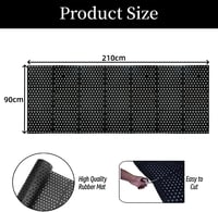 ybaymy Csúszásmentes Gumiszőnyeg 210x90cm Konyhai Drénezőanyag Fáradságcsökkentő 3