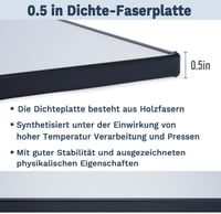 ybaymy Fehér férfi vizelde elválasztó falap 90 x 40 cm, privacy képernyő, mosdóválasztó iskolákhoz bevásárlóközpontokba óvodákba 5