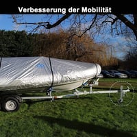 ybaymy Orrkerék Utánfutóhoz 680 kg Teherbírású, 6 Colos Összecsukható, Nehéz Terhelésre Tervezett Forgó Támasztókerék Lakókocsihoz 4