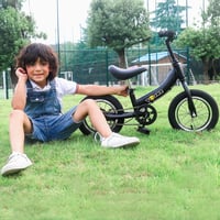 YBIKE 2 az 1-ben Futóbicikli és Gyerekkerékpár, 12 Colos, Kék, Acél Váz, Hátsó Fék, 1-7 Éves Gyerekeknek, Állítható Ülés 5