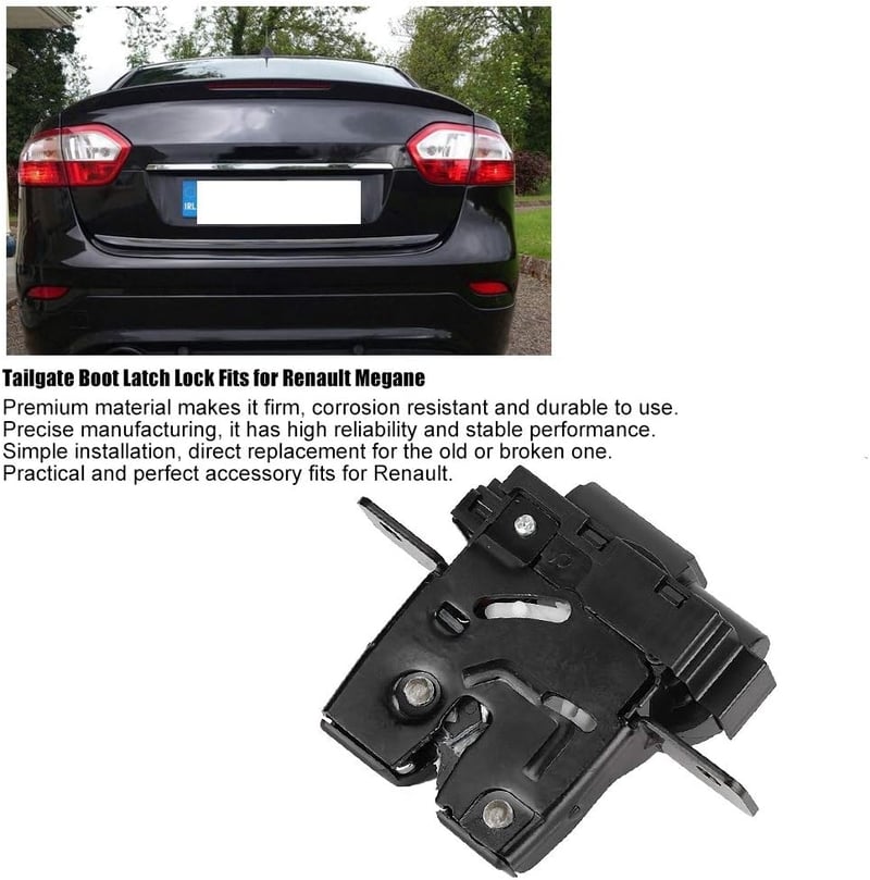 Yctze Autó Csomagtartó Zár Csere Alkatrész 8200076240 Belső Külső Tailgate Boot Lock Replacement