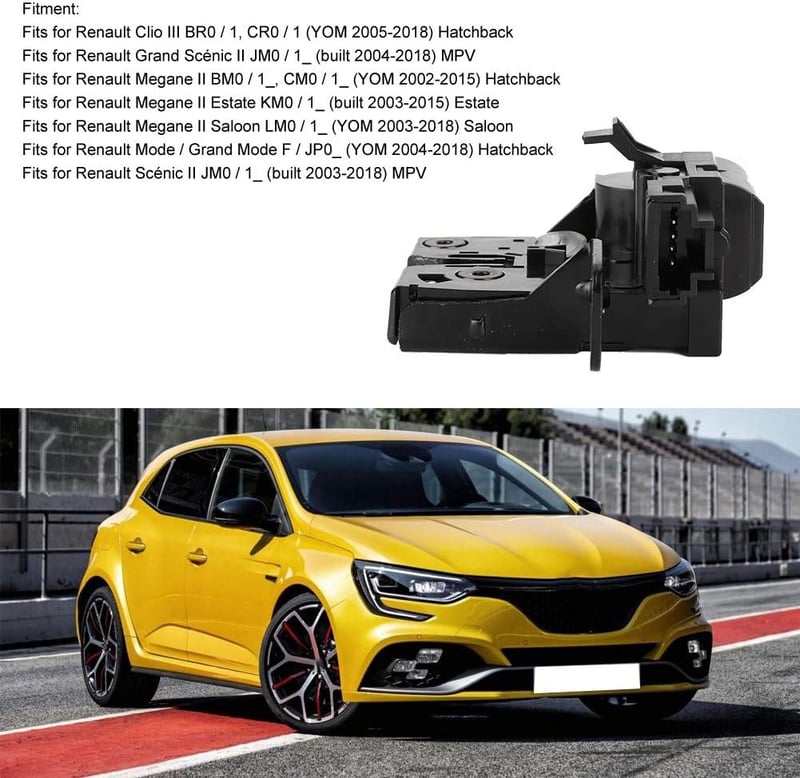 Yctze Autó Csomagtartó Zár Csere Alkatrész 8200076240 Belső Külső Tailgate Boot Lock Replacement