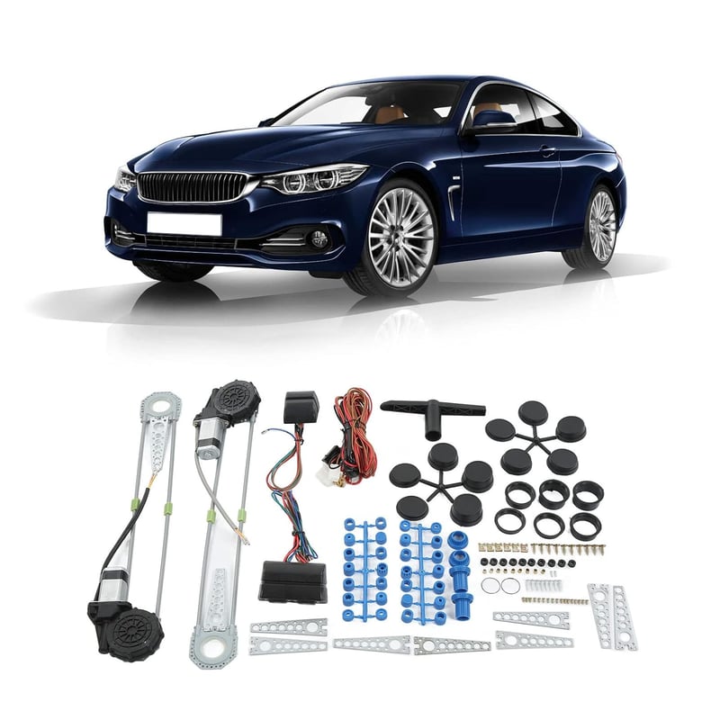 Yctze Elektromos Ablakemelő Készlet 2 Ajtós Pickup Teherautó SUV Univerzális Átalakító Kit