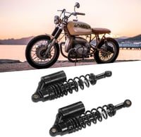 Yctze Motoros Lengéscsillapító Pár 340mm Hátsó Kerék Felfüggesztés Rugó Alumínium Vas ATV SUV Motor Univerzális Fekete 3