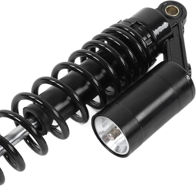 Yctze Motoros Lengéscsillapító Pár 340mm Hátsó Kerék Felfüggesztés Rugó Alumínium Vas ATV SUV Motor Univerzális Fekete
