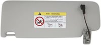 Yctze Napellenző Tükörrel Jobb Oldali Szürke Autó Belső Napvédő MK7 2014-2017 OEM 5GG857552 Szélvédő Árnyékoló 6