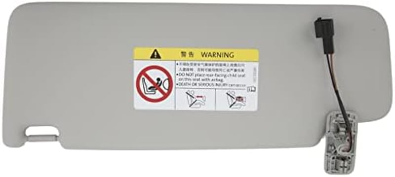 Yctze Napellenző Tükörrel Jobb Oldali Szürke Autó Belső Napvédő MK7 2014-2017 OEM 5GG857552 Szélvédő Árnyékoló