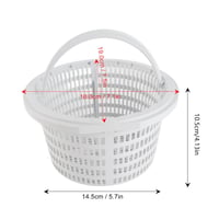 Yctze košara za skimmer, promjer 19 cm, unutarnji promjer 16 cm, filtarska košara za bazen, višenamjenski predfiltar za skimmer, za učinkovito čišćenje bazena, zamjenska 9