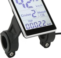 Yctze Univerzális Elektromos Kerékpár LCD Kijelző 5 Pin 24V-60V E-Roller M5 Panel 31.8-22.2mm Bicikli Komputer 2