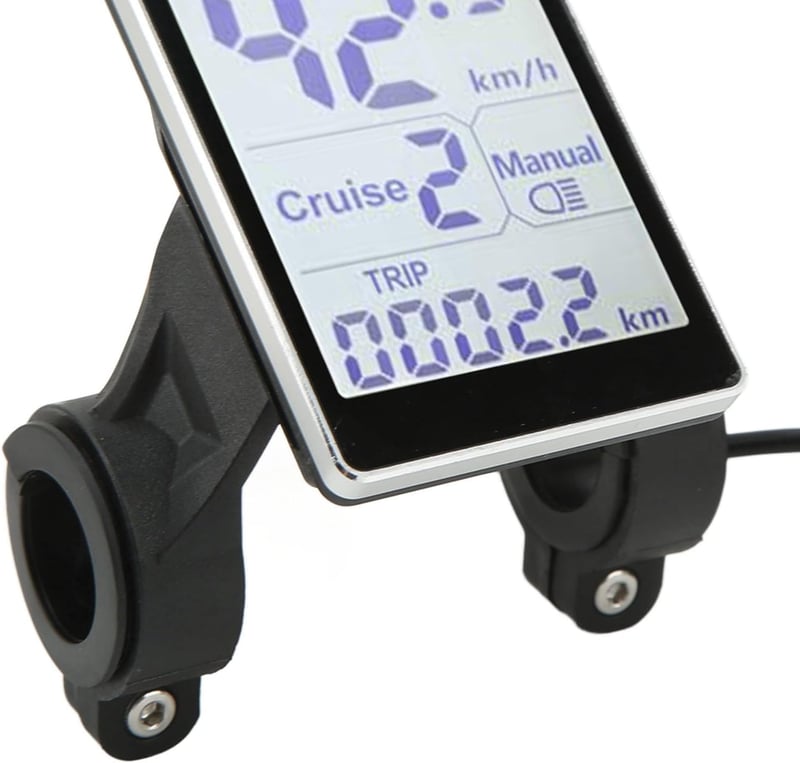 Yctze Univerzális Elektromos Kerékpár LCD Kijelző 5 Pin 24V-60V E-Roller M5 Panel 31.8-22.2mm Bicikli Komputer