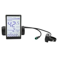 Yctze Univerzálny LCD Displej pre Elektrický Bicykel 5 Pin 24V-60V E-Kolobežka M5 Panel 31.8-22.2mm Cyklo Počítač 1