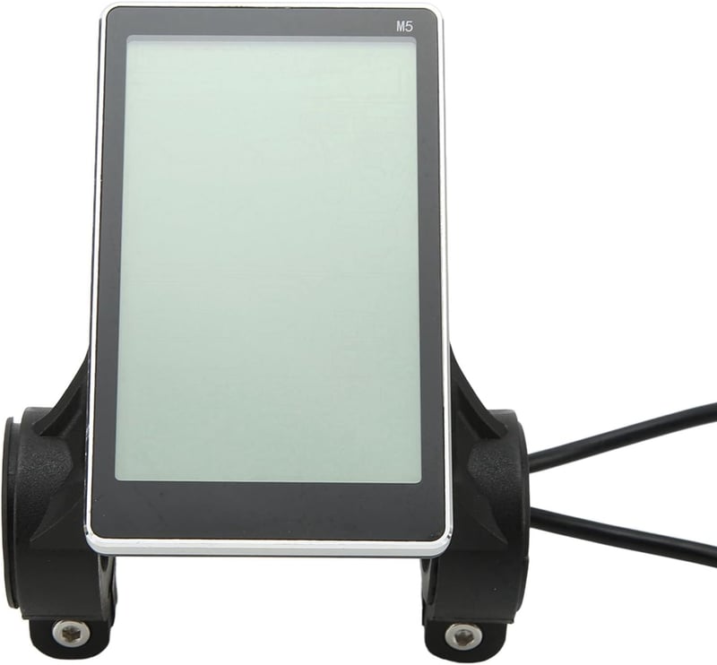 Yctze Univerzális Elektromos Kerékpár LCD Kijelző 5 Pin 24V-60V E-Roller M5 Panel 31.8-22.2mm Bicikli Komputer