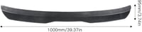 Yctze Univerzális hátsó szélvédő tető spoiler szélterelő perem Carbon Fiber stílusú autó külső kiegészítő 6