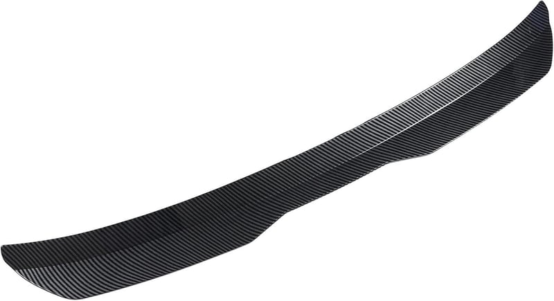 Yctze Univerzális hátsó szélvédő tető spoiler szélterelő perem Carbon Fiber stílusú autó külső kiegészítő