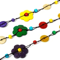 YCZCHE14 Boho Vintage Nyaklánc Fa Gyöngyökkel 60cm Női Ékszer 3