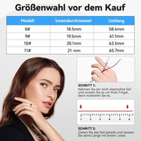 Inel inteligent YD LIFE, argintiu, 8-18,5 mm, rezistent la apă 5 ATM, cu măsurarea temperaturii, puls, SpO2, monitorizarea somnului și peste 100 de moduri sportive, compatibil cu Android și iOS 6