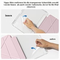 Husă YeaQuelior pentru Galaxy Tab S6 Lite 10.4 2024 2022 2020 - Husă de protecție roz pentru tabletă Samsung 5