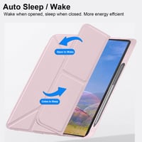 Husă YeaQuelior pentru Galaxy Tab S6 Lite 10.4 2024 2022 2020 - Husă de protecție roz pentru tabletă Samsung 6