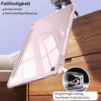 Husă YeaQuelior pentru Galaxy Tab S6 Lite 10.4 2024 2022 2020 - Husă de protecție roz pentru tabletă Samsung 2