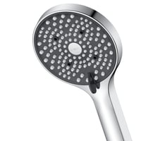 Yeaupe Ručná sprchová hlavica, chróm, priemer 130 mm, 6 režimov, úspora vody, proti usadzovaniu vodného kameňa, vysokotlaková sprchová hlavica do kúpeľne 1