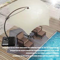 Husă de schimb pentru umbrelă de soare YedZen, 3 m, cu 6 spițe, 300 cm, protecție UV, pentru umbrelă de grădină 6
