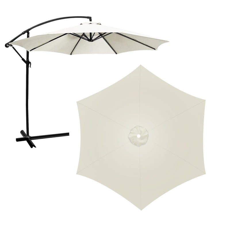 Husă de schimb pentru umbrelă de soare YedZen, 3 m, cu 6 spițe, 300 cm, protecție UV, pentru umbrelă de grădină