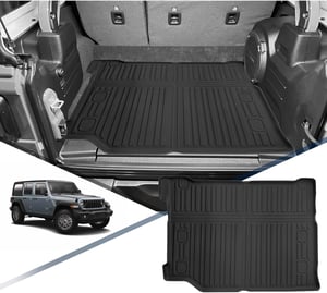 YEE PIN korito prtljažnika za Jeep Wrangler JL 4XE (2021-2023) TPE guma - crna