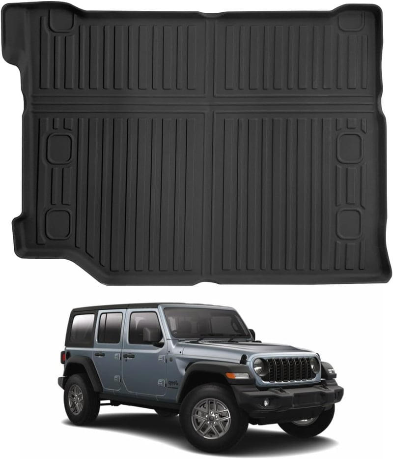 YEE PIN Jeep Wrangler JL 4XE csomagtartó szőnyeg 2021-2024 TPE gumi