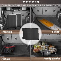 YEE PIN Jeep Wrangler JL 4XE csomagtartó szőnyeg 2021-2024 TPE gumi 8