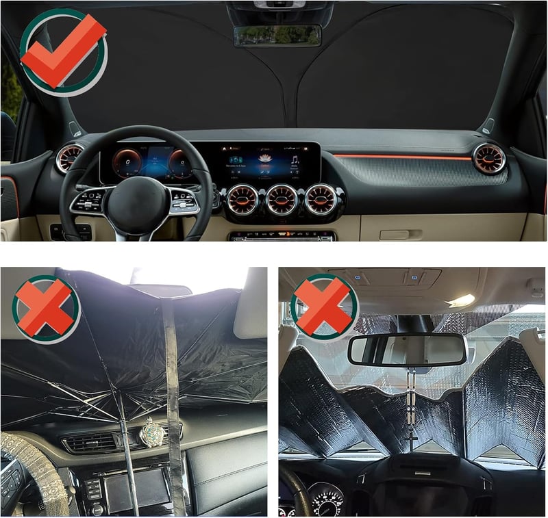YEE PIN Mercedes V-Class W447 napellenző 2015-2024 összecsukható szélvédő UV védelem