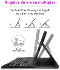 Yeegnar Billentyűzetes Védőtok Lenovo Tab P11/P11 Plus (TB-J606/TB-J607) Tablethez - Levehető Vezeték Nélküli Mágneses Billentyűzet, 11", Fe 6
