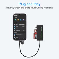 Cititor de carduri 7 în 1 Yeemie Pro USB 3.0 USB-C pentru SD, TF, microSD, CF, MS, MMC, XD, 5 Gbps, suportă 5 carduri simultan 8