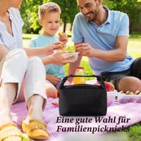 Yeenano izolirana torba za užinu, mini hladnjak torba, vodootporna višekratna rashladna torba za posao, školu, piknik, putovanja i održavanje svježine hrane 2