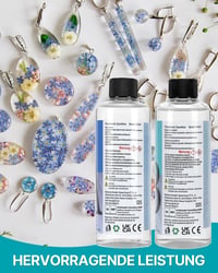 YEERSUO Epoxy Resin 474ml Gyanta Keményítővel Átlátszó DIY Ékszer Fa Műalkotás 7