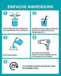 YEERSUO Epoxy Resin 474ml Gyanta Keményítővel Átlátszó DIY Ékszer Fa Műalkotás 4